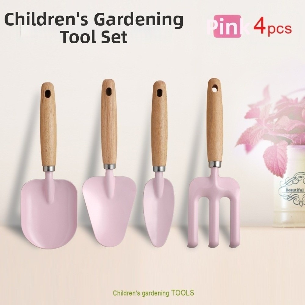 Gardening Tools Kids Set - Ensemble d'outils de jardinage colorés pour
