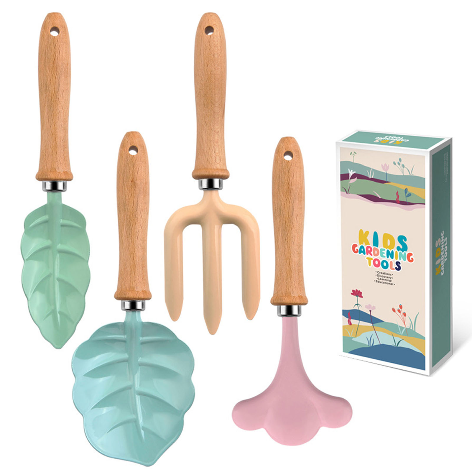 Gardening Tools Kids Set - Ensemble d'outils de petit jardinier pour